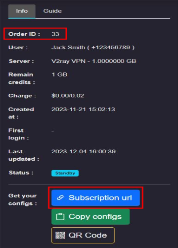 Subscription-URL